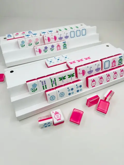 Bam Let's Mahjong Double Mahjong Travel Size Racks