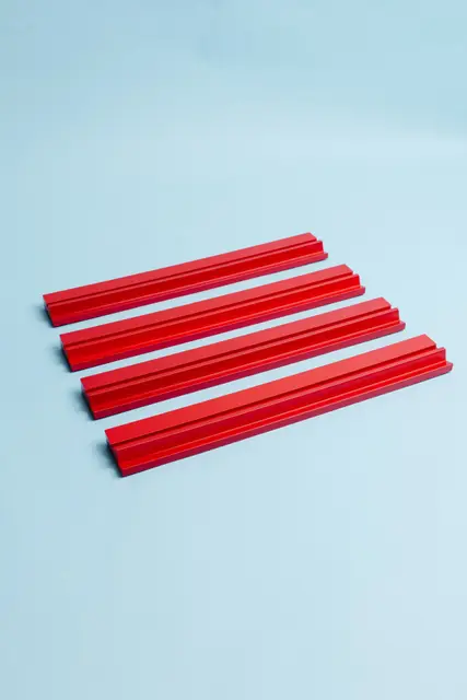 Dirty Mahj Collective Mahjong Racks (4) - Wooden with Magnetic Pushers