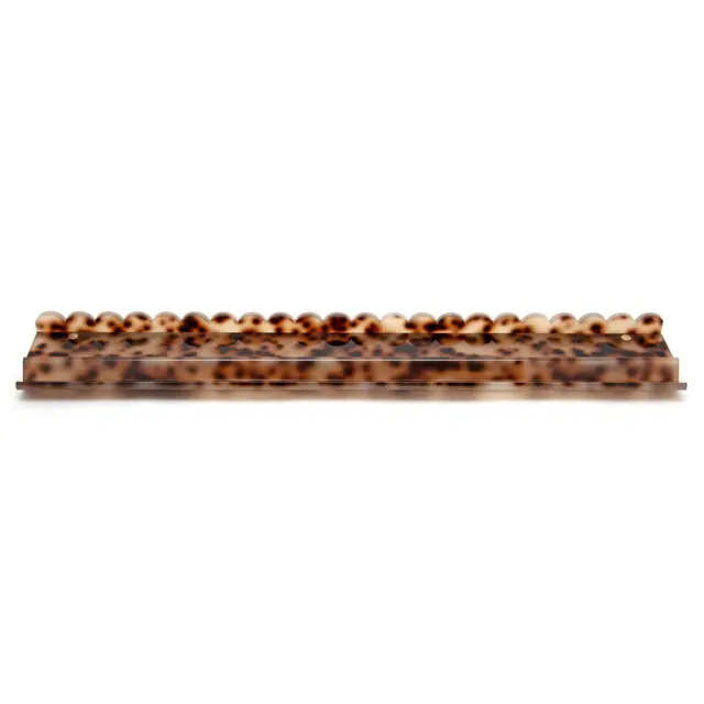 Haus of Tiles Tortoise Scalloped Acrylic Mahjong Rack Set