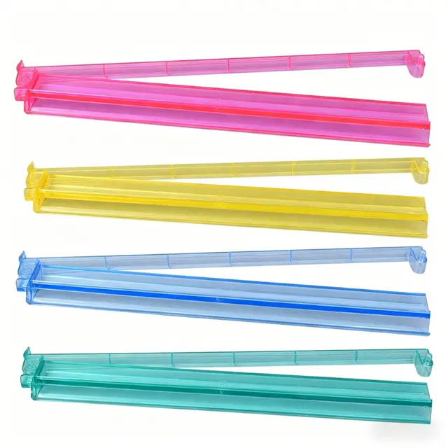 Mahj Days 18" Translucent Pastel Mahj Racks with Pushers (4-Pack)