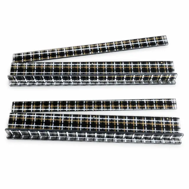Mahj Days Plaid 20" American Mahjong Racks With Pushers