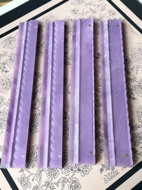 Mahj Mood Luxe Racks: Amethyst Acrylic (4)
