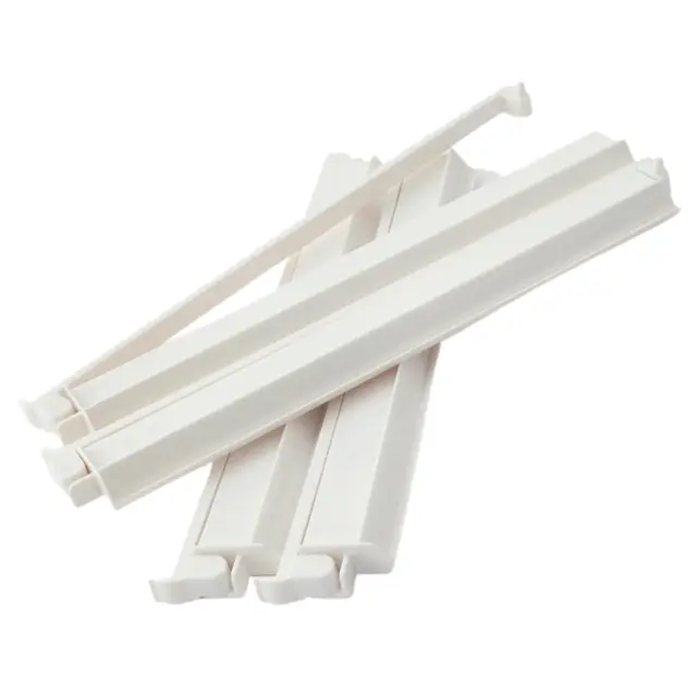 Mahjong Studios White Mahjong Rack and Pusher Set Ivory — White
