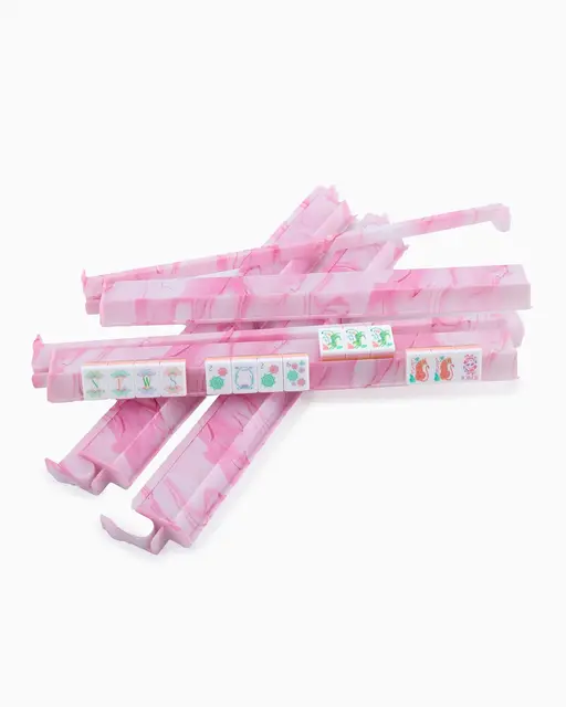 Oh My Mahjong Pink Quartz Rack and Pusher Set