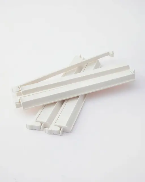 Pat's Monograms White Acrylic Rack and Pusher Set