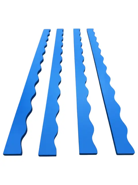 Peace Love Mahjong Wavy Mahjong Rack Pusher Set - Cobalt Blue