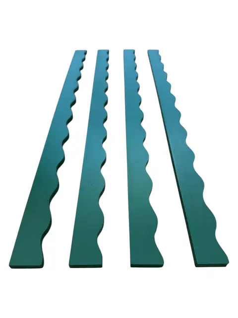 Peace Love Mahjong Wavy Mahjong Rack Pusher Set - Dark Green
