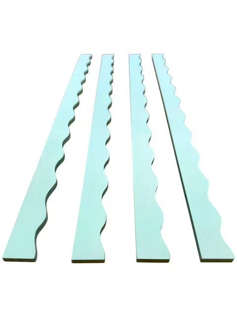 Peace Love Mahjong Wavy Mahjong Rack Pusher Set - Mint