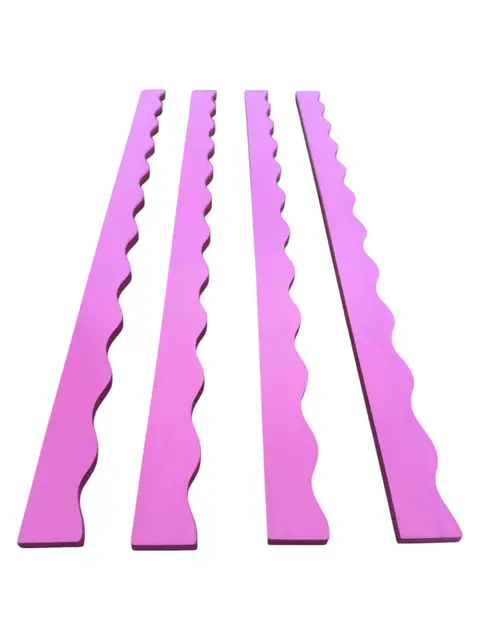 Peace Love Mahjong Wavy Mahjong Rack Pusher Set - Pink