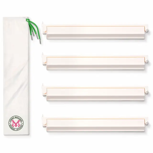 Virora Mahjong Hinged Mahjong Rack & Pusher Set — Pink