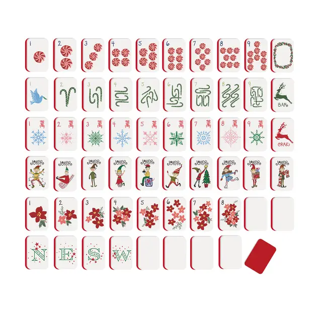 Keva Style North Pole Mahjong Tiles