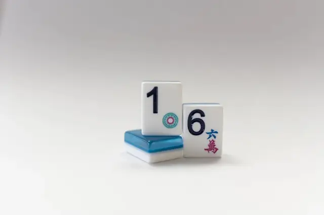 Mah Jongg Maven 3- Layer Tile Large Number MahJong tile Set (Jewel tone ink)