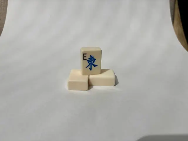 Mah Jongg Maven Ivory Engraved and Hand Painted Solid tiles