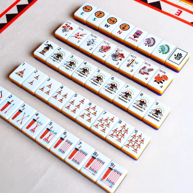 Mahj Days Southwestern Tribal Heritage Mahjong Set