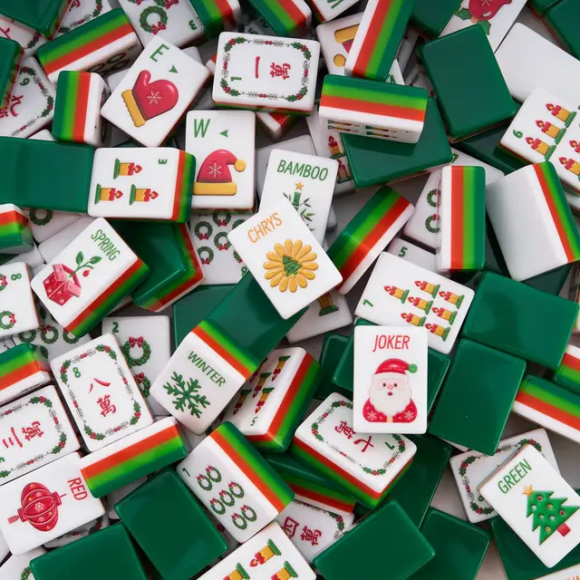 Mahj Days Vintage Noel Christmas Mahjong Tiles
