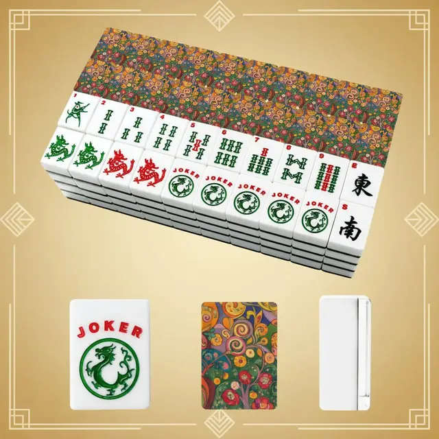 Splash Of Mahj And Color Co. Klimt Watercolor Designed American Mahjong Tiles And Carry Case — Box