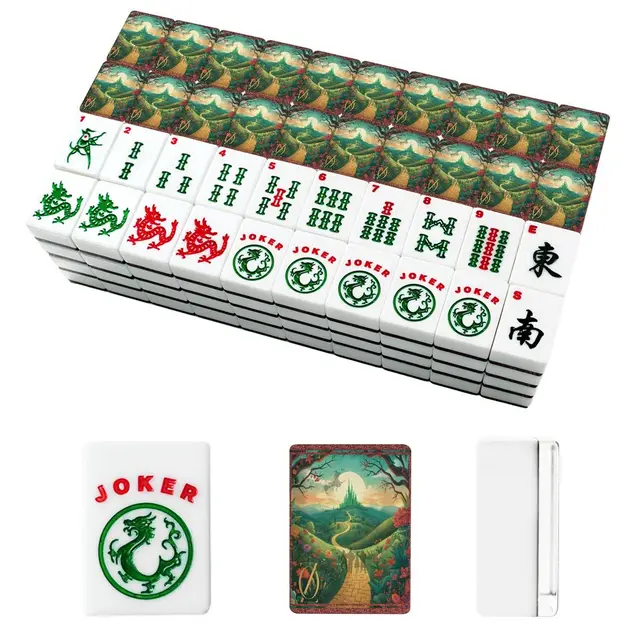 Splash Of Mahj And Color Co. Off To See The Wizard Magical Oz Themed American Mahjong Tiles With Carry Case — Box