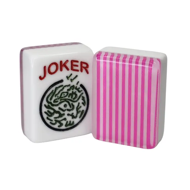 Where the Wind Blows FULL CUSTOM Pink Stripe American Mah Jongg Tiles