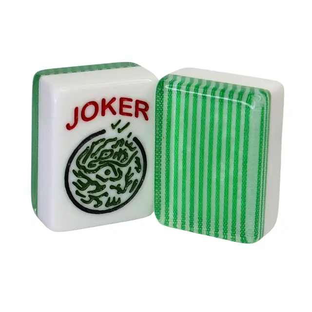Where the Wind Blows Green Stripe American Mah Jongg Tiles