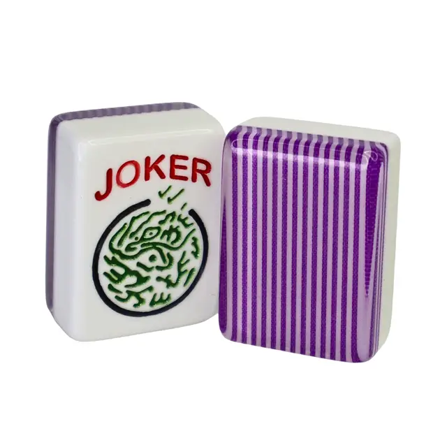 Where the Wind Blows Purple Stripe American Mah Jongg Tiles
