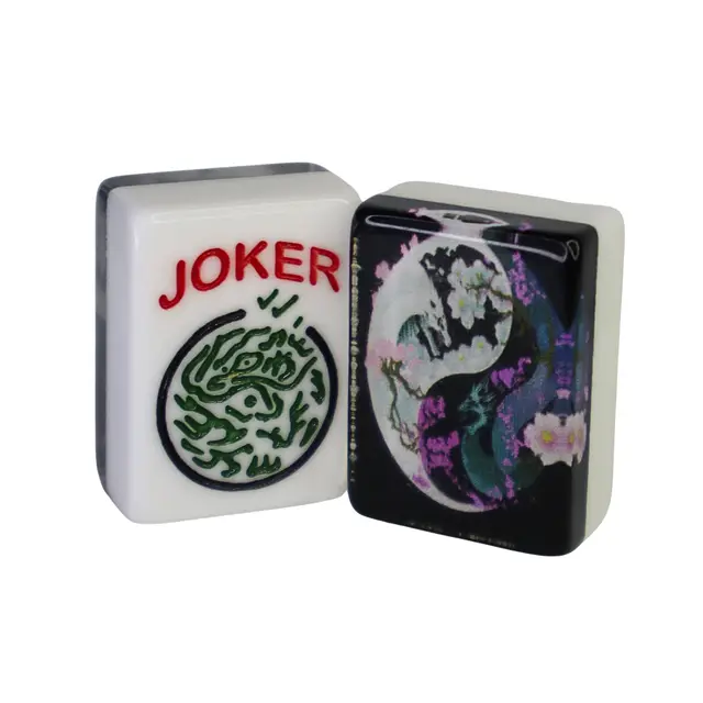 Where the Wind Blows Yin Yang Dragons American Mah Jongg Tiles